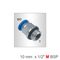 Pu Fitting Str. Stud W/o-ring 10mm-1/2 M
