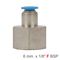 Pu Hose Fitting Straight Stud 6mm-1/8 F