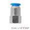 Pu Hose Fitting Straight Stud 8mm-1/8 F