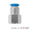 Pu Hose Fitting Straight Stud 8mm-1/4 F