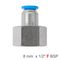 Pu Hose Fitting Straight Stud 8mm-1/2 F