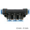 Pu Hose Fitting Manifold 4mm-4mm