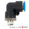 Elbow 14mm-1/4 M Pu Hose Fitting