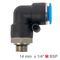 Elbow W/o-ring 14mm-1/4