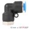 Pu Hose Fitting Elbow 10mm-1/8 F
