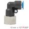 Pu Hose Fitting Elbow 10mm-1/2 F