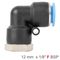 Pu Hose Fitting Elbow 12mm-1/8 F