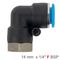 Pu Hose Fitting Elbow 14mm-1/4 F