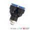 Pu Hose Fitting Y Joint 14mm-1/4 M