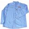 Vermont Mens Long Sleeved Denim Shirt Stone Washed Small