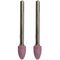 TORK CRAFT Mini Grinding Stone 6.4mm Cylindrical Cone 3.2mm Shank 2 Piece