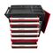 TORK CRAFT 6 Drawer Tool Trolley Cabinet On Castors Empty
