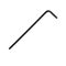 L-wrench Hex 1.5x72x14mm Long Crv Black