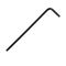 L-wrench Torx T15x90x19mm Crv Black