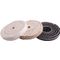 Buffing Wheel Kit 3pcs 100mm White & Denim Stiched & Sisal Polishing