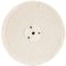 White Buff/mop 200mm X 3 Section X 30 Mm Thick 1/2