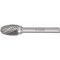 Rotary Burr Tungsten 12x20x6mm Rounded