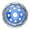 Dia. Cup Wheel 115mm X 22.23mm Dbl Row Laser Welded Industrial