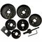 Downlighter Holesaw Set 6pce 51 60 64 72 75 86