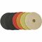 Set Of 7 Diamond Wet Polishing Pads 100mm
