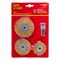 Wire Brush Set 3pce With Separate Shaft