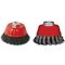 Wire Cup Brush 75mm X M14 Crimped & Knotted Set 2pce For115 Angle Gri