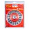 Wire Cup Brush Twisted Bevel Plain 115mmxm14 Blister