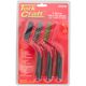 Soft Grip Wide Brush Set Brass Stainless Nylon In Blister Tcw