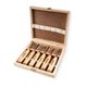 Chisel Set Wood Carving 6 Piece Wooden Box