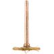 TORK CRAFT Mini Brass Brush Wheel 19.1mm 3.2mm Shank