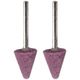 TORK CRAFT Mini Grinding Stone 15.9mm Cone 3.2mm Shank 2 Piece