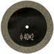 TORK CRAFT Mini Diamond Saw Blade 40mm x 2mm Arbor 2 Piece